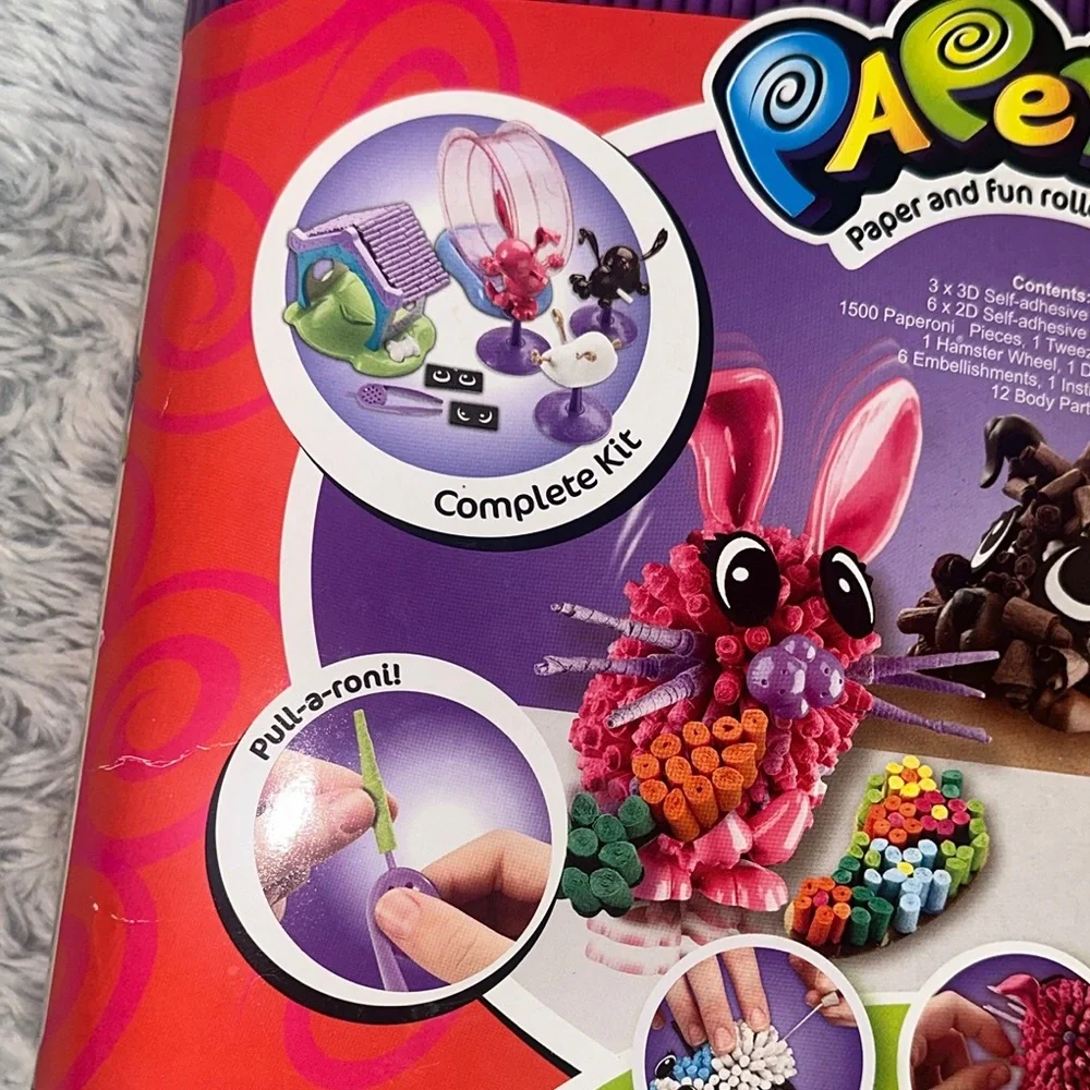 PAPERONI Deluxe Studio Building Set Craft Magic Movin’ Pets Refill Carrying Case